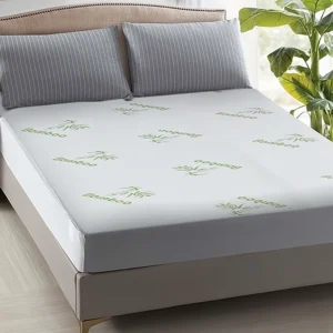 Premium Bamboo Waterproof Fitted Mattresspad Double XL1