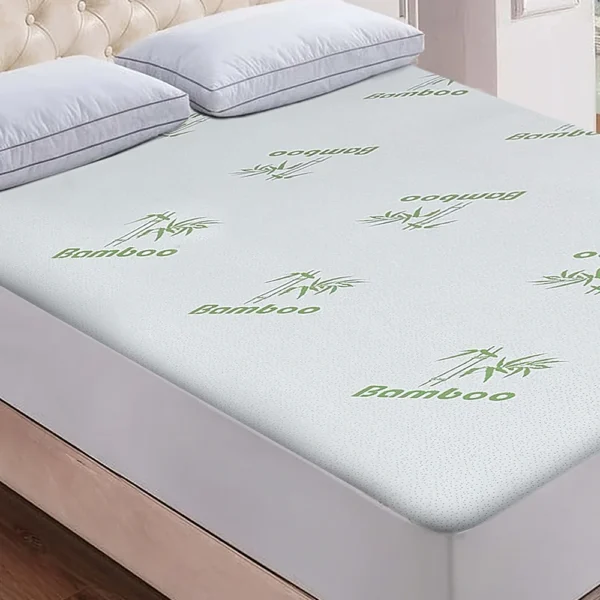 Premium Bamboo Waterproof Fitted Mattresspad King XL1