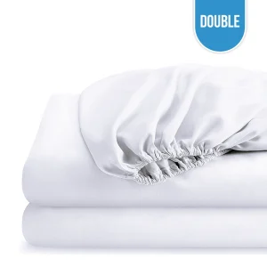 T-180 Economy Fitted Bed Sheet Double