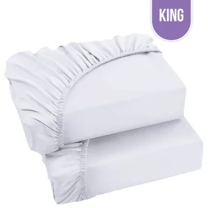 T-180 Economy King Fitted Bed Sheet – 78″x80″x9