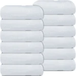 Prestige Luxury Face Towels – White 12″x12″
