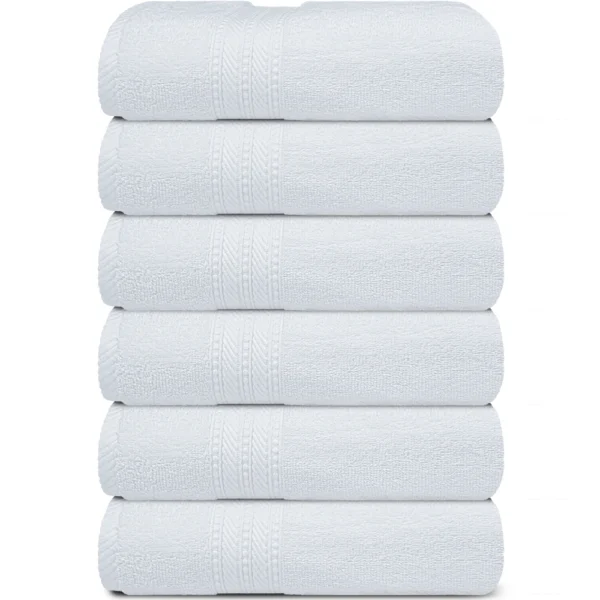 Prestige Luxury Hand Towel – White 16″x30″