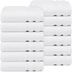 Lush Ultra Luxury Face Towel – White 13″x13″