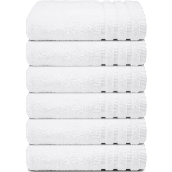 Lush Ultra Luxury Hand Towel – White 16″x30″