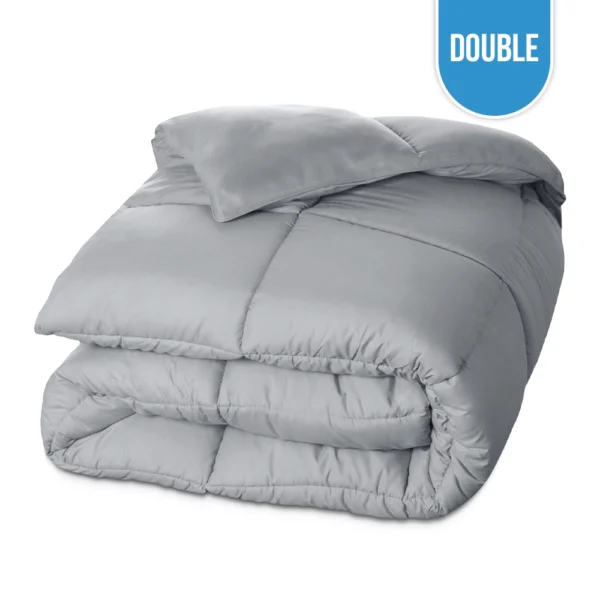 Economy Comforters Double 80"x90" - Grey