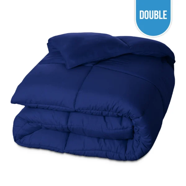 Economy Comforters Double 80"x90" - Navy Blue