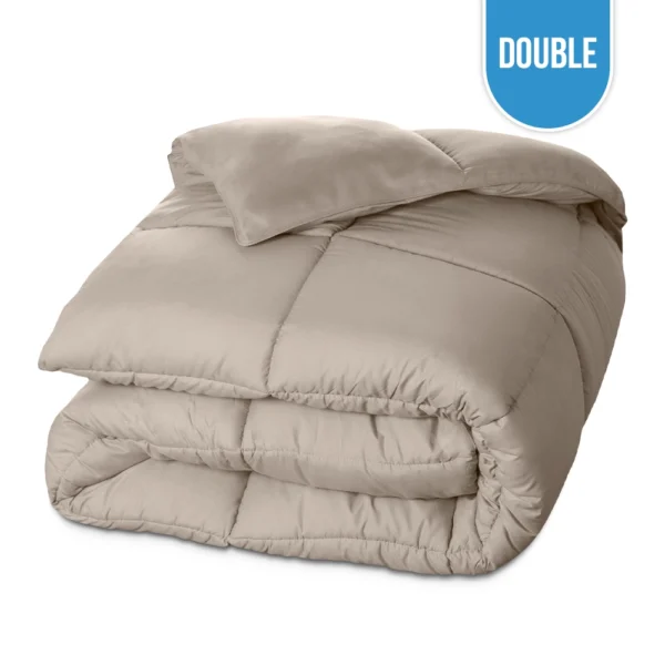 Economy Comforters Double 80"x90" - Tan