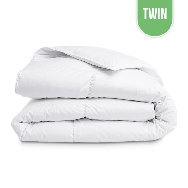 Premium Microfiber Comforter Twin - White 66"x90"