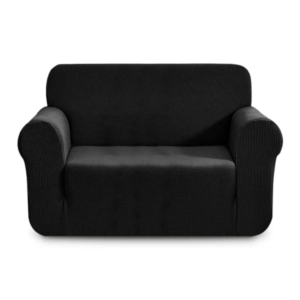 Premium Sofa Cover 2 Seater - Black 57"x72"