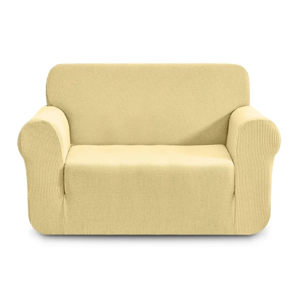 Premium Sofa Cover 2 Seater - Cream 57"x72"