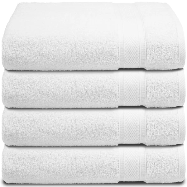Imperial Premium White Bath Towel 27"x54"