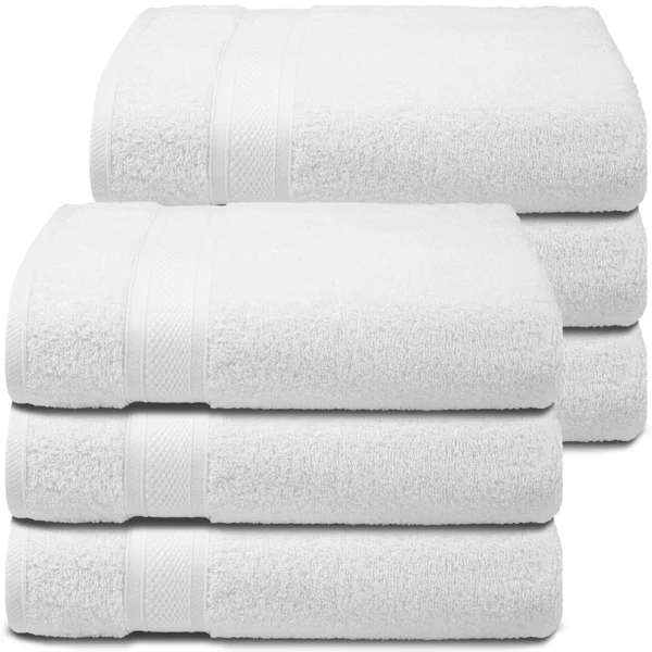 Imperial Premium White Bath Towel 24"x50"
