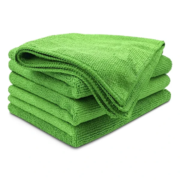 Green Premium Microfiber Towels - 16"x16"