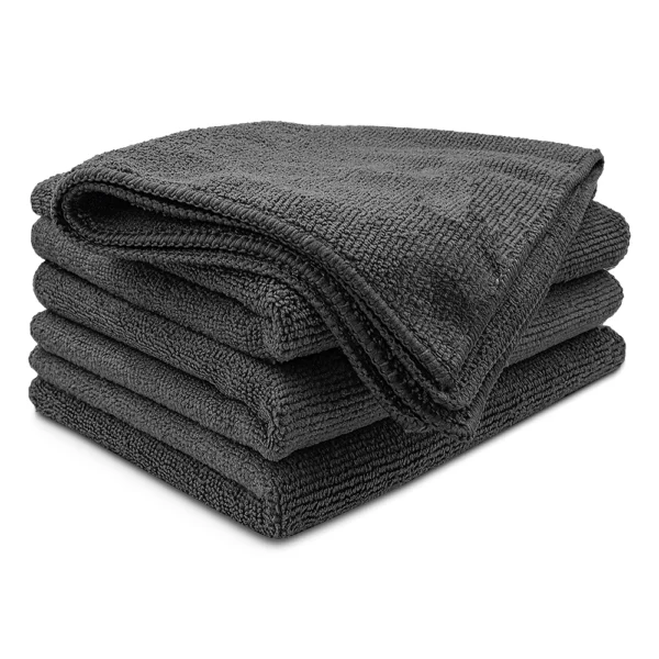 Grey Premium Microfiber Towels - 16"x16"