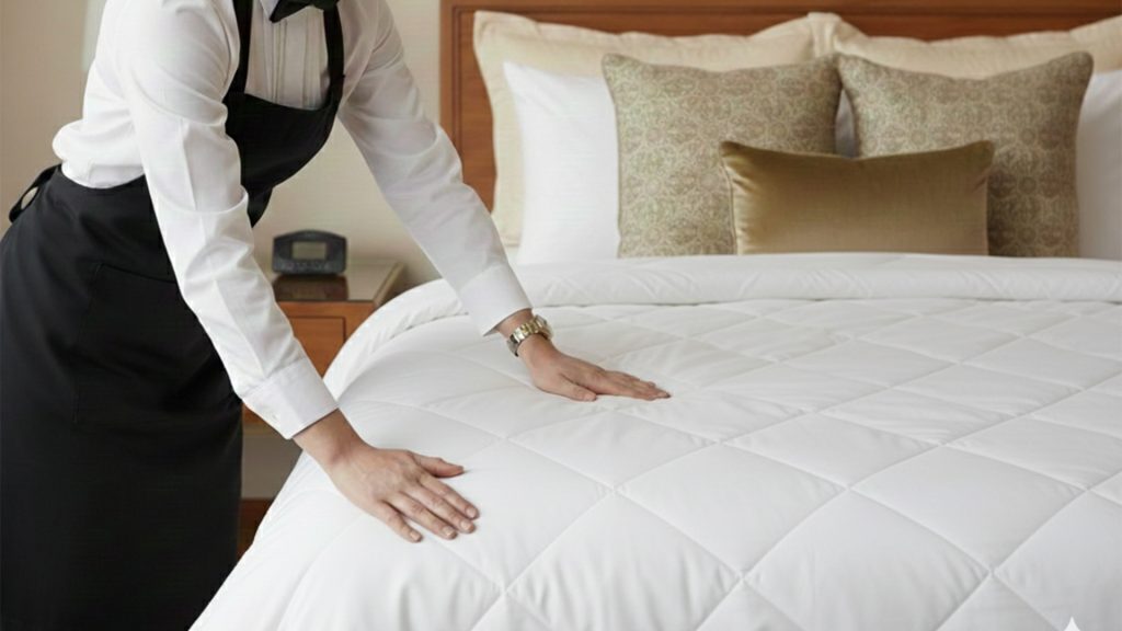 The Best White Quilted Comforter for Hotels
